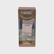 Hang Gel x Tips Premium 100 pc Refill Box Almond Short