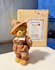Cherished Teddies Jedediah Giving Thanks For Friends" Pilgrim 1994 In Box