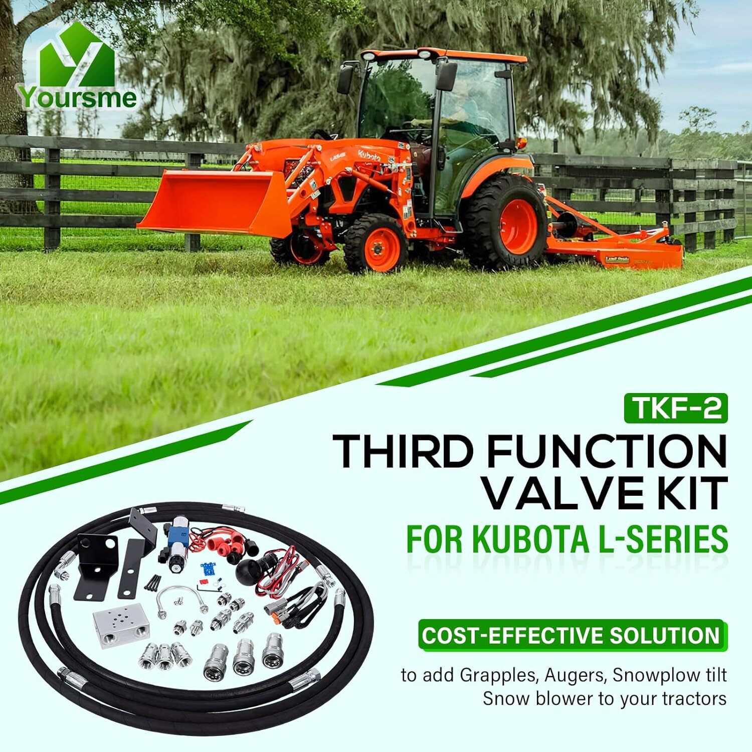 TFK2 Third Function Valve Kit for Kubota L2501, L3200, L3301, and L3901