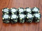Lot 100 NEW CERROMAR BEACH CB $100 ab COIN Casino chip DORADO Puerto Rico poker — photo 9