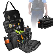 Patrol Bag Law Enforcement Police Equipments Tactical Car Seat Storage Organizer