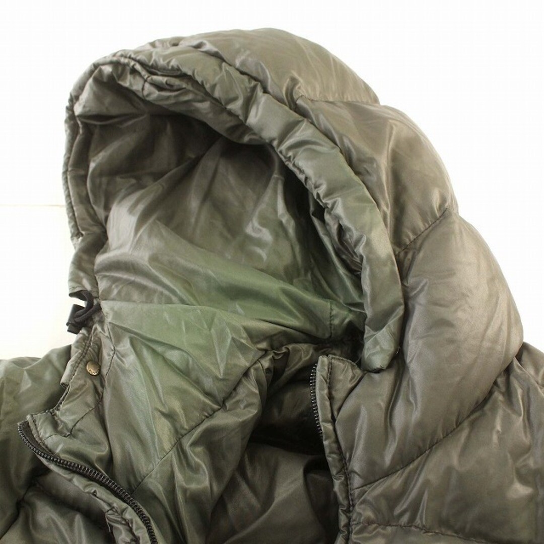 DUVETICA DOWN JACKET ADHARA NYLON HOOD 40 M KHAKI G Used