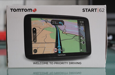 TomTom Start 62 Europa 48 Länder 6''  Display Lifetime 3D Maps Tap & Go GPS Navi