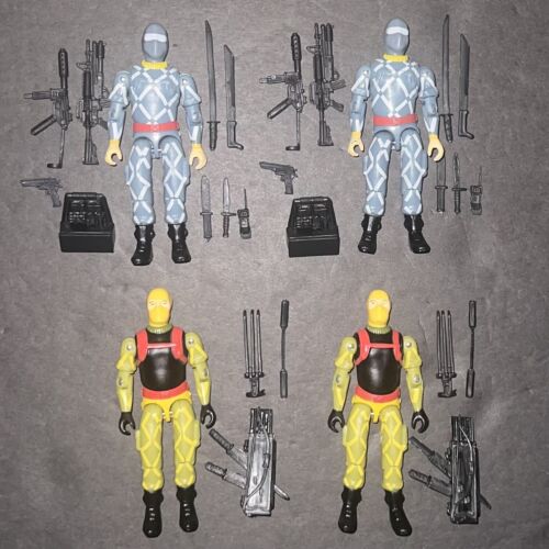 GI JOE NEW 2024 BLACK MAJOR CUSTOM PYTHON PATROL LIGHTNING & TRIGGER MIX 4 PACK