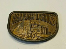 Belt Buckle - Raleigh Lights