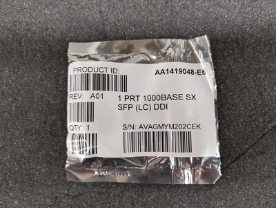 New, Avago, AFBR-5715PZ-GB1, Compatible 1000BASE-SX SFP 850nm 550m