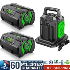 56V 9.6Ah LI-ION Battery / Charger For EGO Power+ 56volt BA1400T BA4200 BA2800