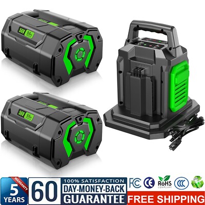56V 9.6Ah LI-ION Battery / Charger For EGO Power+ 56volt BA1400T BA4200 BA2800