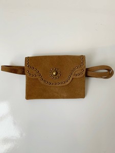 suede fanny pack