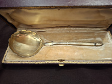 Argent Massif Louche Crème Silver Silber Vermeil Minerve