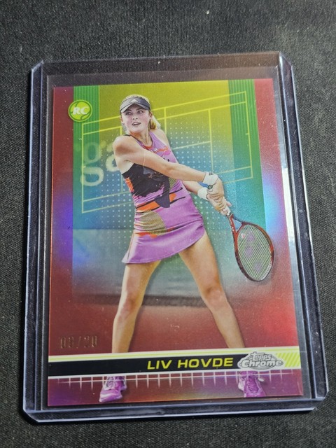 Liv Hovde 2024 Topps Chrome Tennis Rose /20 #164 RC