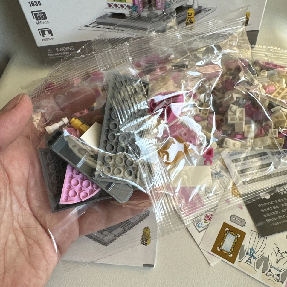 Loz Micro Bricks Mini House Building Blocks Set Wedding Dress Shop New Open Box - Image 2 of 4