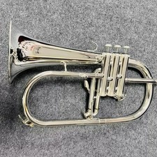 Professional flugelhorn B-flat all silvering made flugelhorn instrument