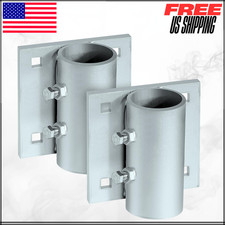 Stationary Dock Hardware Side Leg Pipe Holder Floating Brackets Sleeve 7/16"