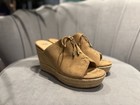 UGG GEORGIA WEDGE PLATFORM CHESTNUT ESPADRILLES