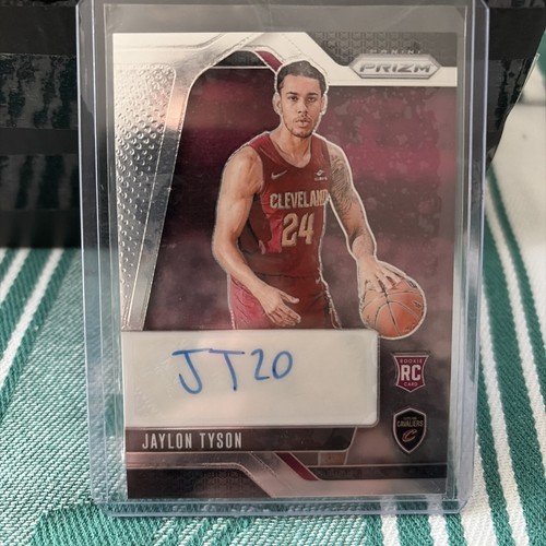 Panini Prizm Jaylon Tyson Rookie Autograph Insert #RSI-JTC Cavaliers 2024-25
