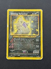 Shining Tyranitar #113 Pokemon Neo Destiny DMG