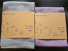 Norwex Basic Package, EnviroCloth  Window Cloth FREE SHIP NEW Microfiber BacLock