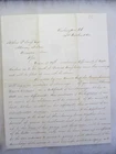 1863 Civil War Death Claim Letter re: Son KIA at Chantilly, VA