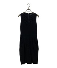 GUCCI                    Rayon sleeveless dress black X8668