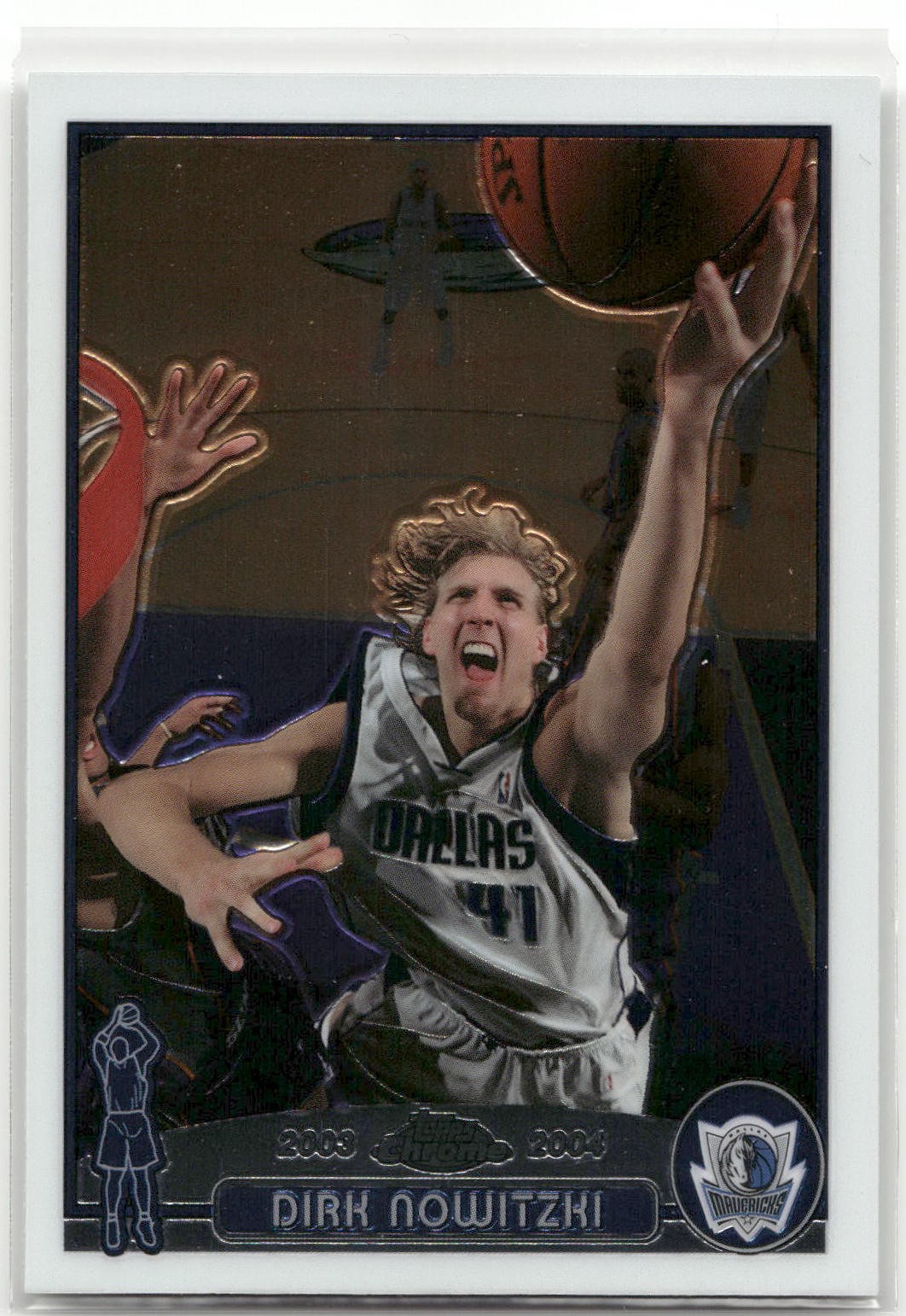 Dirk Nowitzki 2003-04 Topps Chrome #41 Dallas Mavericks