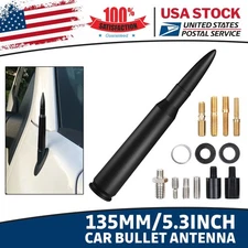 5.3INCH FOR FORD F150 50 CALIBER BULLET ALUMINUM SHORT Stubby CAR ANTENNA