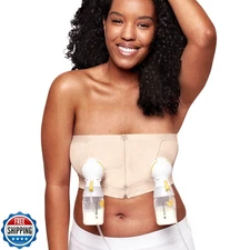 Medela Hands Free Pumping Bra, Comfortable Pumping Bustier for Breastfeeding 