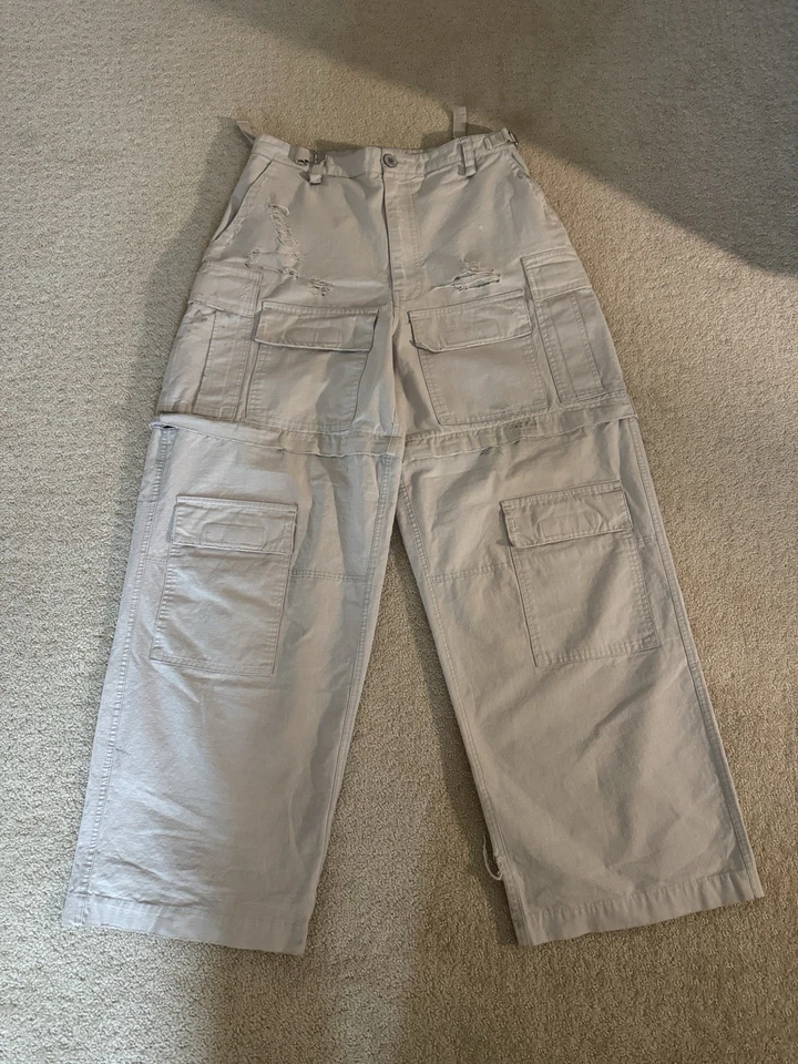 BALENCIAGA 工装裤 米色 44(约 S) 2200583476034 保修 & 延长技术支持 — 第 3/4 张图片