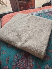 Cynthia Rowley Queen Size Quilt Cotton Ivory ...