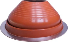 Flashers #8 Silicone High Temp Roof Jack Pipe Boot 7–13" OD Round USA Made