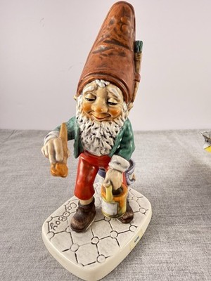 Vintage Goebel Co-Boy Gnome Kuni the Painter Artist Decor West Germany 1970