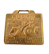 1960s Michigan Tractor Shovels Clark Equipment Benton MH Estate Pocket Watch FOB