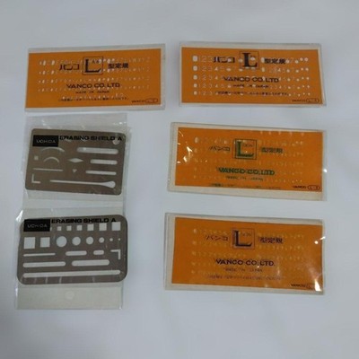 VANCO Banco L Ruler, 4 Sheets & Eraser, Set of 2, Drafting Supplies #6a9b60