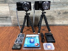 PANASONIC LUMIX DMC SZ7 ZS8 COMPACT DIGITAL CAMERAS BLACK VERY CLEAN NICE