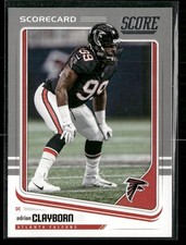 2018 Score #21 Adrian Clayborn Scorecard