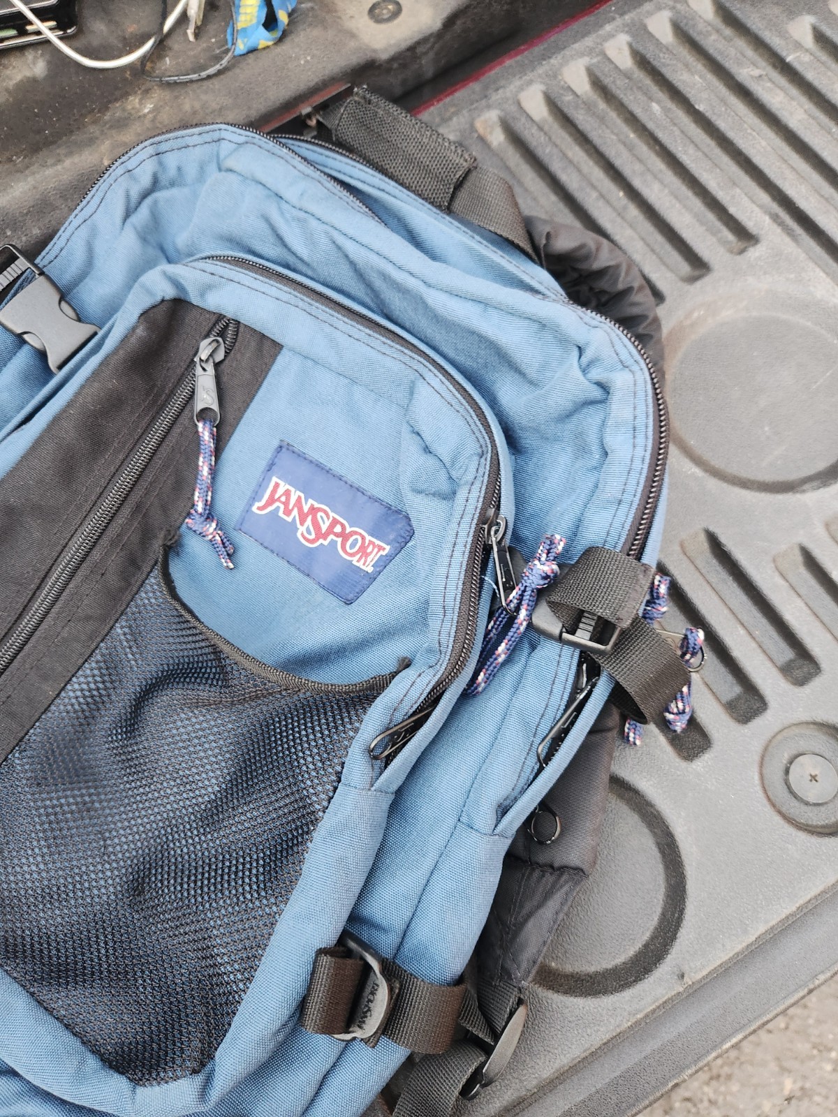 Jansport Big Student   Backpack Solid  Blue - image 4