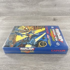 Capcom Bionic Commando for Nintendo NES Complete In Box w/ Protector.