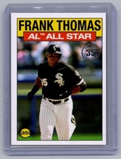 Frank Thomas Insert Card 2021 Topps 86AS-9 1986 Topps 35th Anniversary All-Stars