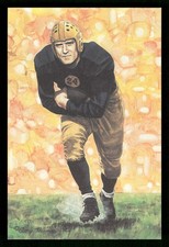 Johnny McNally 1991 Goal Line Hall of Fame Art Collection #79 Green Bay Packers