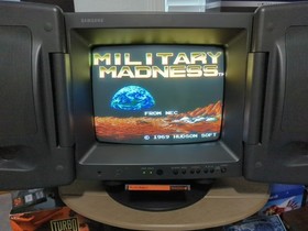 * Military Madness (NEC TurboGrafx-16 TG16, 1989) Case And HuCard
