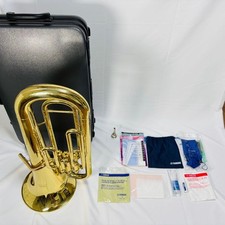 YAMAHA YEP-201 Bb Euphonium Used with Hard case Mouthpiece