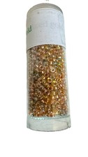 Miyuki 15/0 Glass Seed Beads Met Mixed Gold