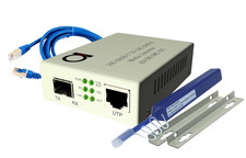 10G Fiber to 10G Copper Ethernet Converter Open SFP Slot 10Gbase-T to Base-
