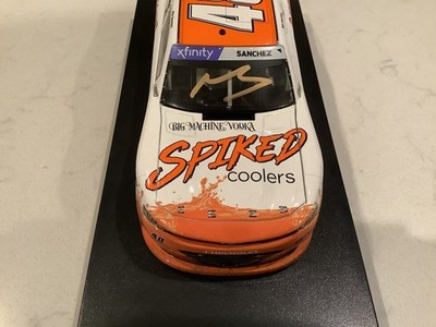 NICK SANCHEZ AUTOGRAPHED 2025 CAMARO SPIKED COOLERS ECHOPARK WIN DIECAST & CARD