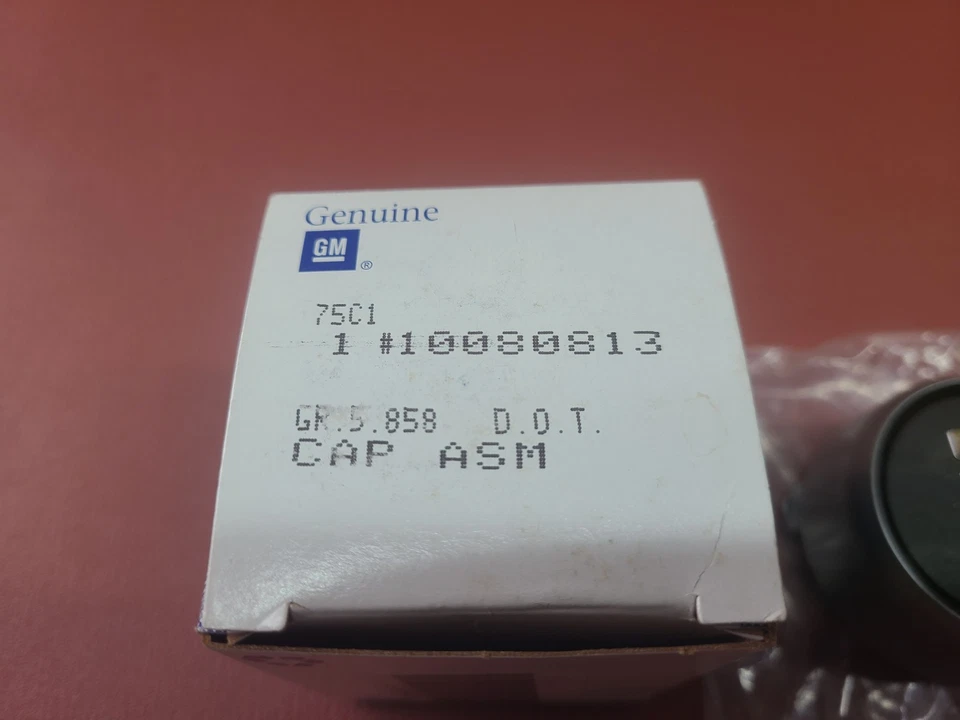 GM OEM NOS 10080813 Aluminum Wheel Hub Cap 1989-1991 Oldsmobile Cutlass Calais - Image 2 of 4