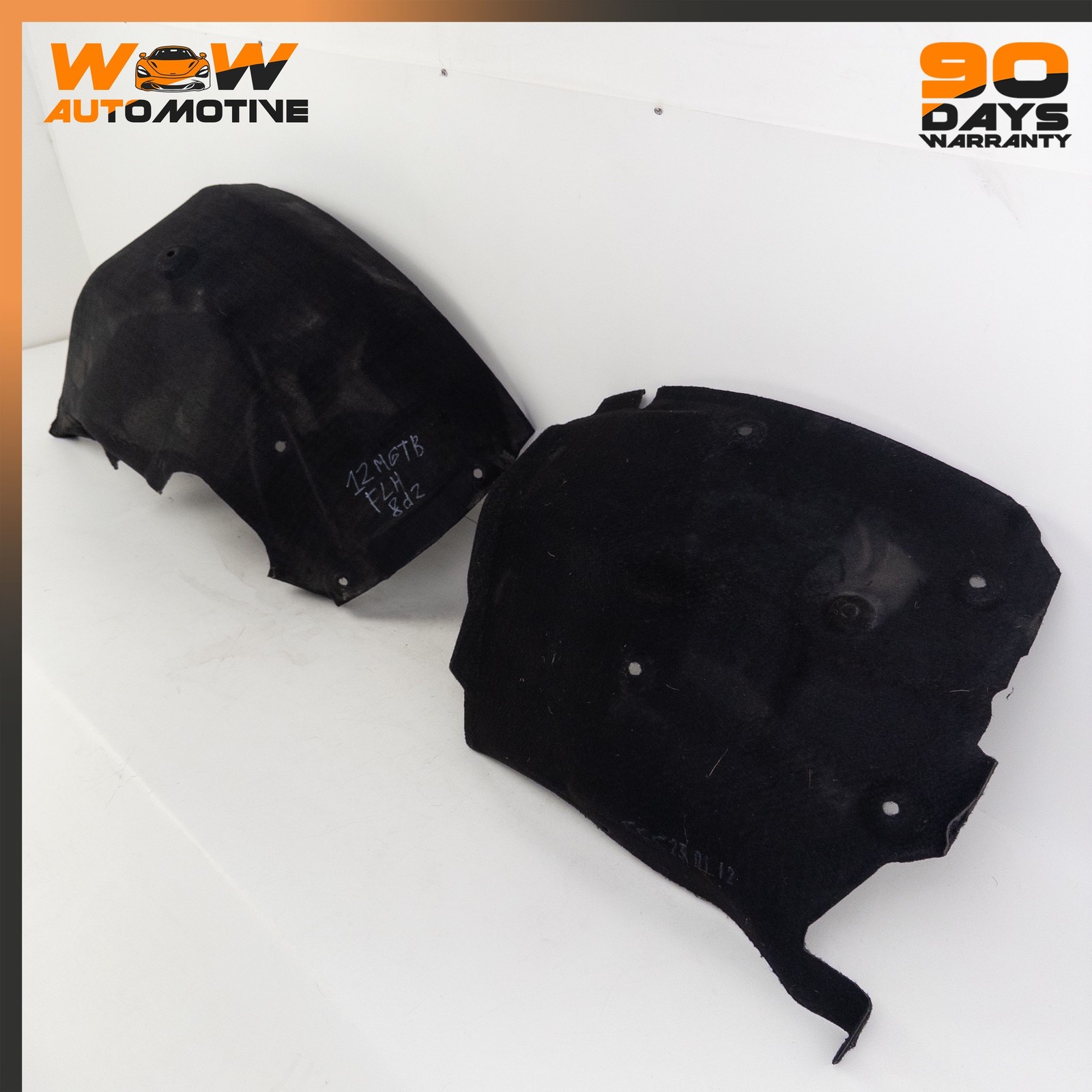 08-19 MASERATI GRANTURISMO S FRONT LEFT WHEELHOUSE FENDER LINER SPLASH GUARD OEM