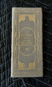 Antique 1910s Edison’s Life and His Favorite Invention Booklet -Thomas A. Edison