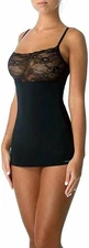 CoverGirl Shapewear Belle Slimming Cami Tank Top with Lace | Seamless Tummy...