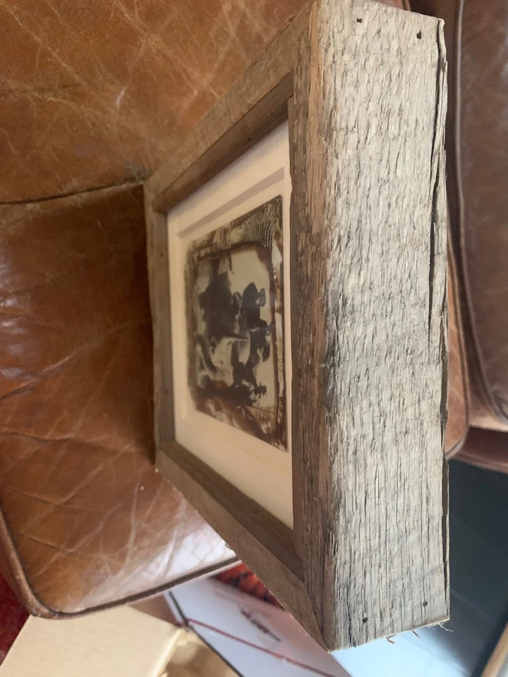 Fotografía polaroid firmada original de Peter Beard rinocerontes en movimiento Tsavo África 1968 Foto 4 de 4