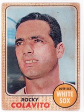 Rare- 1968 -ROCKY COLAVITO- VENEZUELAN Topps Vintage WHITE SOX Baseball Card #99